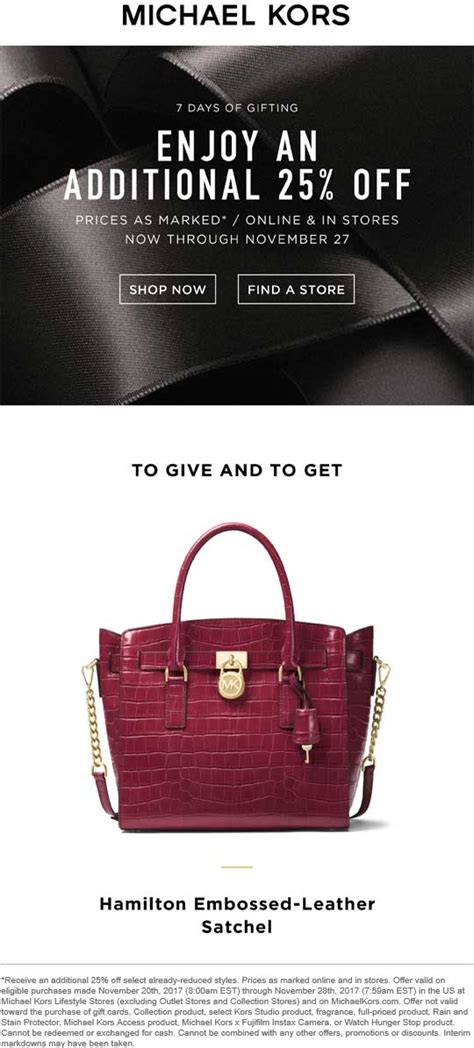 michael kors coupon code october 2020